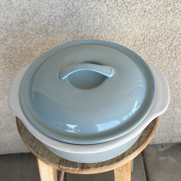 Vintage Corning Ware Dutch Oven Stoneware Cookware